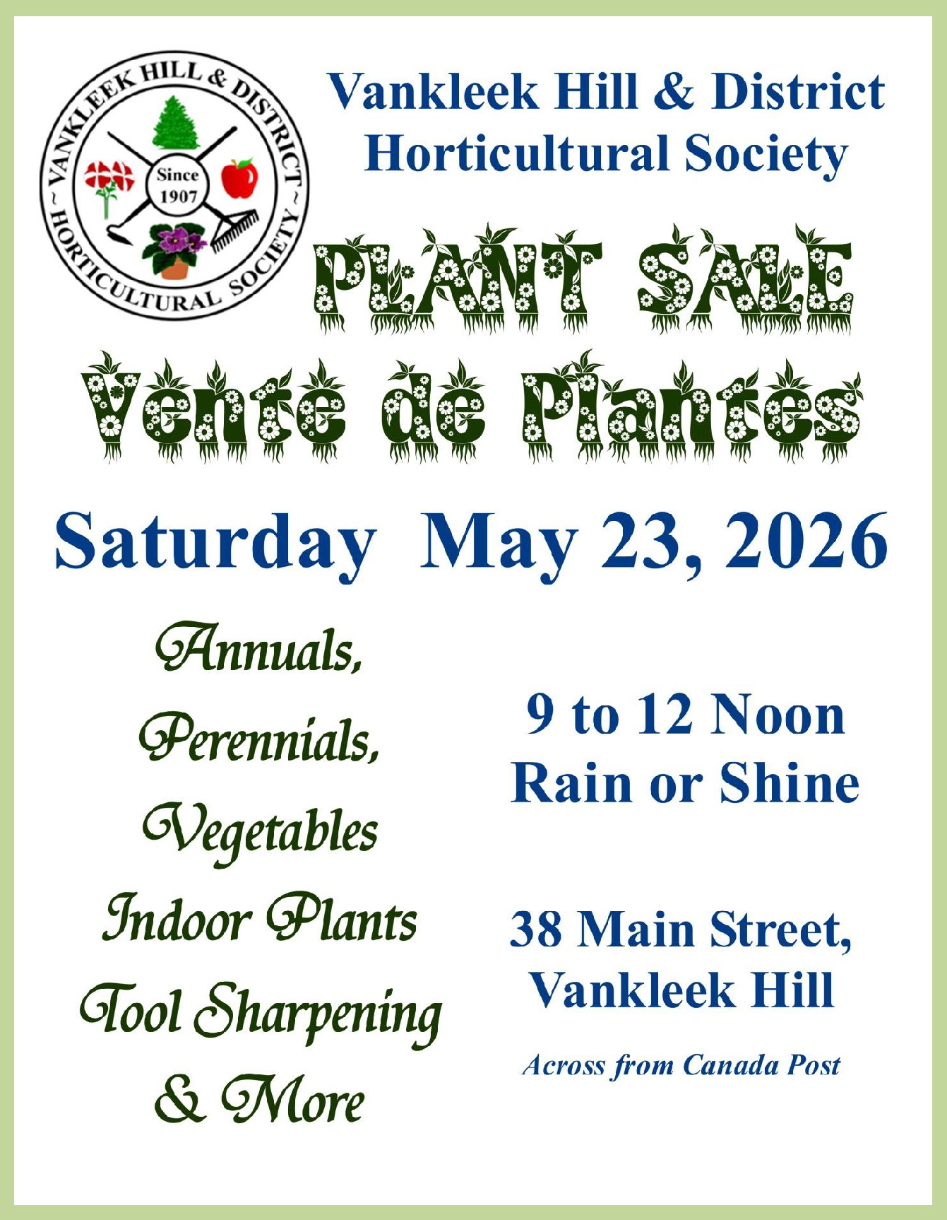 Plant Sale 